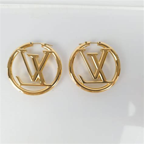 louis vuitton lock earrings|Louis Vuitton earrings hoops price.